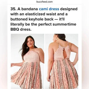 NWT Forever 21 Plus Size Tank Dress